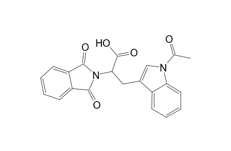 3-(1-Acetyl-1H-indol-3-yl)-2-(1,3-dioxo-1,3-dihydro-2H-isoindol-2-yl)propanoic acid