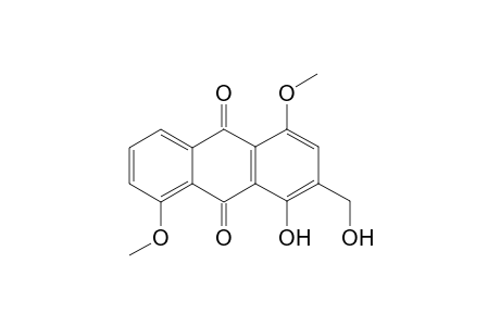 4-Hydroxy-3-hydroxymethyl-1,5-dimethoxy-9,10-anthraquinone