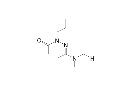 EE'-1-ACETYL-1-PROPYL-3,3-DIMETHYLACETAMIDRAZONE