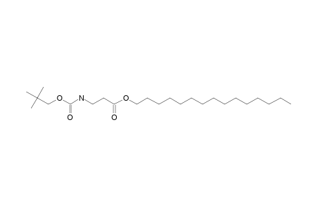 .beta.-Alanine, N-neopentyloxycarbonyl-, pentadecyl ester