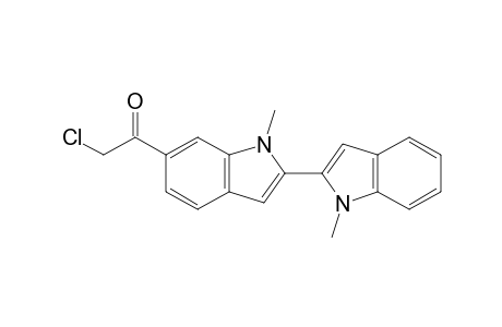 2-Chloranyl-1-[1-methyl-2-(1-methylindol-2-yl)indol-6-yl]ethanone