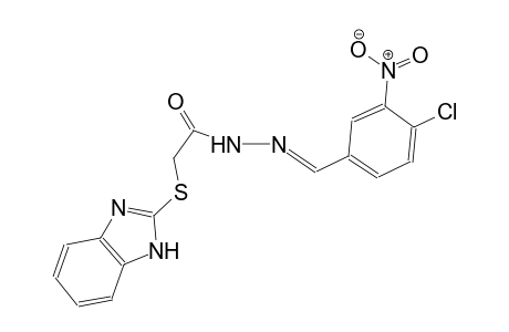 acetic acid, (1H-benzimidazol-2-ylthio)-, 2-[(E)-(4-chloro-3-nitrophenyl)methylidene]hydrazide