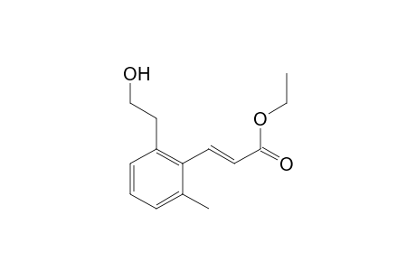 (E)-Ethyl 3-(2-(2-hydroxyethyl)-6-methylphenyl)acrylate