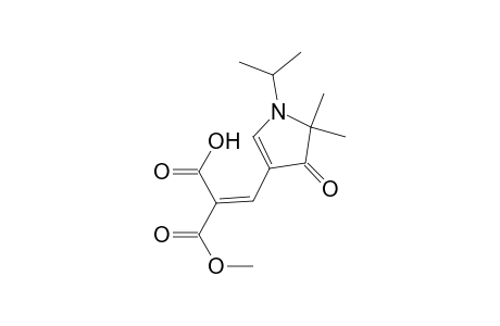 Propanedioic acid, [[2,3-dihydro-2,2-dimethyl-1-(1-methylethyl)-3-oxo-1H-pyrrol-4-yl]methylene]-, monomethyl ester