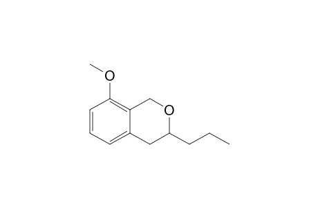 (+-)-8-Methoxy-3-propyl-3,4-dihydro-1H-2-benzopyran