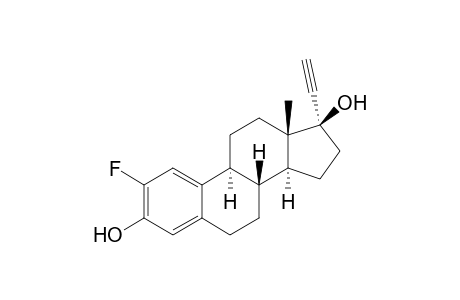 (8R,9S,13S,14S,17R)-17-ethynyl-2-fluoranyl-13-methyl-7,8,9,11,12,14,15,16-octahydro-6H-cyclopenta[a]phenanthrene-3,17-diol