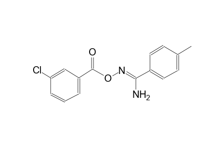 benzenecarboximidamide, N'-[(3-chlorobenzoyl)oxy]-4-methyl-