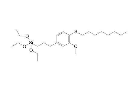 triethoxy(3-(3-methoxy-4-(octylthio)phenyl)propyl)silane