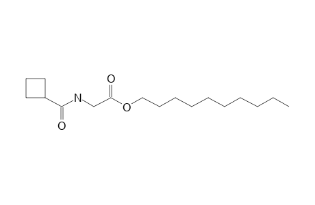 Glycine, N-(cyclobutylcarbonyl)-, decyl ester