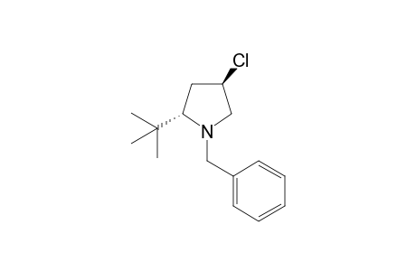 (2S,4R)-1-(benzyl)-2-tert-butyl-4-chloro-pyrrolidine