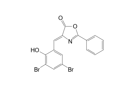 (4Z)-4-(3,5-Dibromo-2-hydroxybenzylidene)-2-phenyl-1,3-oxazol-5(4H)-one