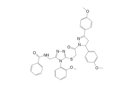 benzamide, N-[[5-[[2-[4,5-dihydro-3,5-bis(4-methoxyphenyl)-1H-pyrazol-1-yl]-2-oxoethyl]thio]-4-(2-methoxyphenyl)-4H-1,2,4-triazol-3-yl]methyl]-