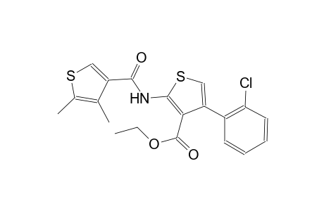 ethyl 4-(2-chlorophenyl)-2-{[(4,5-dimethyl-3-thienyl)carbonyl]amino}-3-thiophenecarboxylate