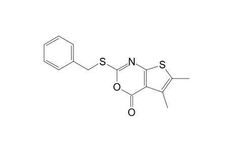 2-(benzylthio)-5,6-dimethyl-thieno[2,3-d][1,3]oxazin-4-one