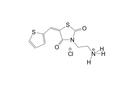 3-thiazolidineethanaminium, 2,4-dioxo-5-(2-thienylmethylene)-, chloride