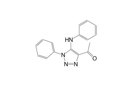 1-(5-anilino-1-phenyl-1H-1,2,3-triazol-4-yl)ethanone