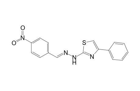 2-(2-(4-Nitrobenzylidene)hydrazinyl)-4-phenylthiazole