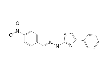 2-(2-(4-Nitrobenzylidene)hydrazinyl)-4-phenylthiazole