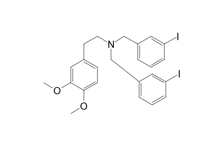 N,N-Bis(3-iodobenzyl)-3,4-dimethoxy-benzeneethanamine
