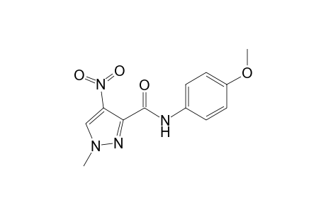 N-(4-Methoxyphenyl)-1-methyl-4-nitro-1H-pyrazole-3-carboxamide