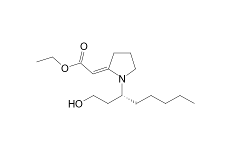 (2E)-2-[1-(1-hydroxyoctan-3-yl)-2-pyrrolidinylidene]acetic acid ethyl ester
