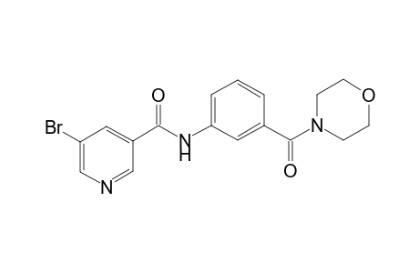 5-Bromo-N-[3-(4-morpholinylcarbonyl)phenyl]nicotinamide