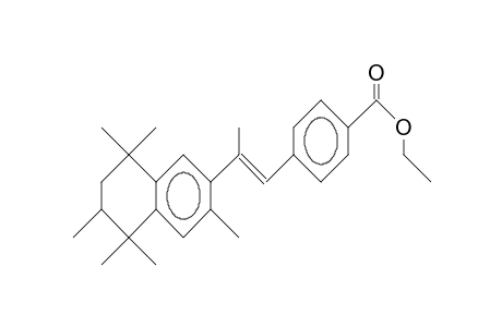 1-(4-Carboxyethyl-phenyl)-trans-2-(1,1,2,4,4,7-hexamethyl-6-tetralinyl)-propene