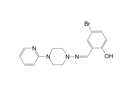 phenol, 4-bromo-2-[(Z)-[[4-(2-pyridinyl)-1-piperazinyl]imino]methyl]-
