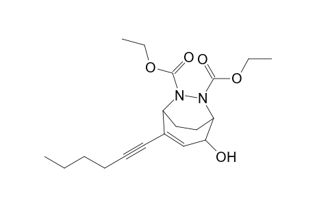 Diethyl 2-(hex-1-ynyl)-4-hydroxy-6,7-diazabicyclo[3.2.2]non-2-en-6,7-dicarboxylate