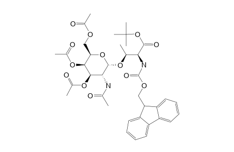 N-[(9H-FLUOREN-9-YL)-METHOXYCARBONYL]-3-O-(2-ACETAMIDO-2-DEOXY-3,4,6-TRI-O-ACETYL-ALPHA-D-GALACTOPYRANOSYL)-L-ALLO-THREONINE-TERT.-BUTYLESTER