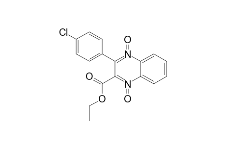 2-(CARBOETHOXY)-3-(4'-CHLORO)-PHENYLQUINOXALINE-1,4-DIOXIDE