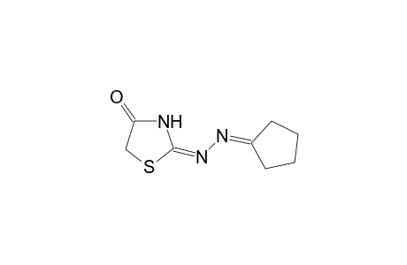 (2E)-2-(cyclopentylidenehydrazono)-1,3-thiazolidin-4-one