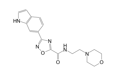 1,2,4-oxadiazole-5-carboxamide, 3-(1H-indol-6-yl)-N-[2-(4-morpholinyl)ethyl]-