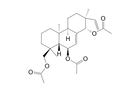 [(1S,4aS,4bR,7S,8S,10R,10aS)-8,10-diacetoxy-1,4a,7-trimethyl-7-vinyl-3,4,4b,5,6,8,10,10a-octahydro-2H-phenanthren-1-yl]methyl acetate