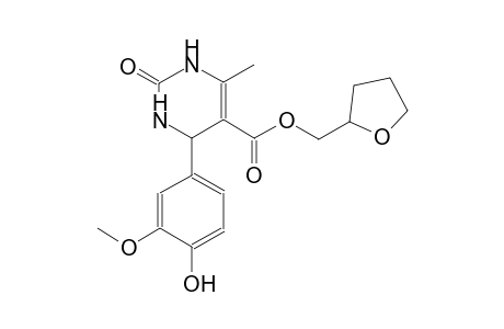 5-pyrimidinecarboxylic acid, 1,2,3,4-tetrahydro-4-(4-hydroxy-3-methoxyphenyl)-6-methyl-2-oxo-, (tetrahydro-2-furanyl)methyl ester