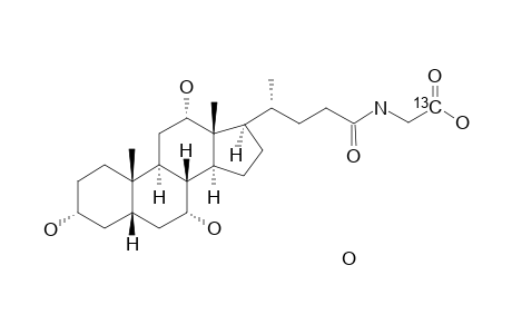 Glycocholic acid-(glycyl-1-13C) monohydrate