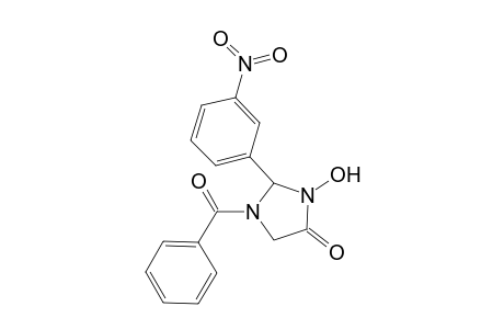 1-Benzoyl-3-hydroxy-2-(3-nitrophenyl)-4-imidazolidinone