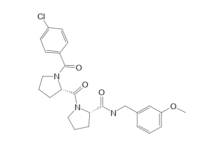 (S)-1-((4-Chlorobenzoyl)-L-prolyl)-N-(3-methoxybenzyl)pyrrolidine-2-carboxamide