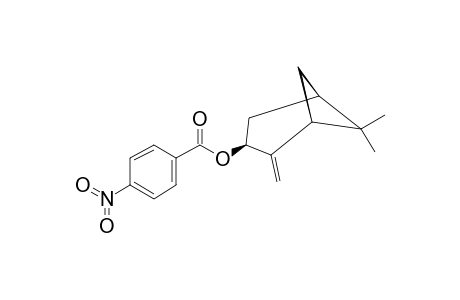 CIS-3-(4'-NITROBENZOYLOXY)-2-METHYLEN-6,6-DIMETHYLBICYCLO-[3.1.1]-HEPTAN
