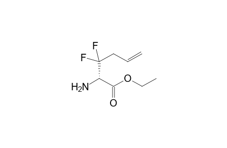 (2S)-Ethyl 2-amino-3,3-difluoro-5-hexeno-1-ate