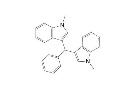 1-Methyl-3-[(1-methylindole-3-yl)phenylmethyl]indole