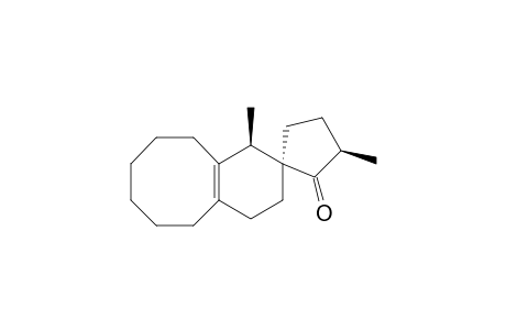 (1R,1'S,3'R)-1,3'-dimethyl-3,4,5,6,7,8,9,10-octahydro-1H-spiro[benzo[8]annulene-2,1'-cyclopentan]-2'-one
