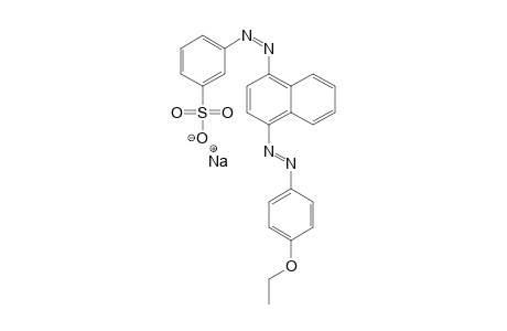 Sodium 3-({4-[(4-ethoxyphenyl)diazenyl]-1-naphthyl}diazenyl)benzenesulfonate