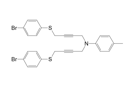 Benzenamine, N,N-bis[4-[(4-bromophenyl)thio]-2-butynyl]-4-methyl-