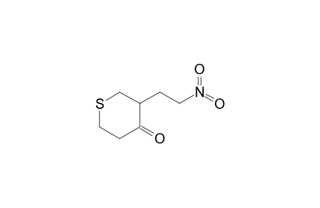 3-(2-Nitroethyl)tetrahydro-4H-thiopyran-4-one