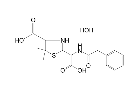 D-(-)-4-CARBOXY-5,5-DIMETHYL-alpha-(2-PHENYLACETAMIDO)-2-THIAZOLIDINEACETIC ACID, HYDRATE