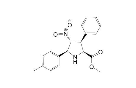 (2S,3S,4R,5S)-Methyl 4-nitro-3-phenyl-5-(p-tolyl)pyrrolidine-2-carboxylate
