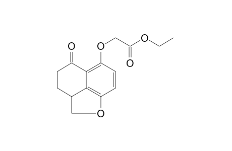 [(5-oxo-2a,3,4,5-tetrahydro-2H-naphtho[1,8-bc]furan-6-yl)oxy]acetic acid, ethyl ester