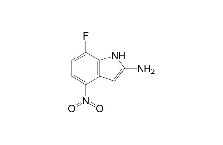 2-Amino-7-fluoro-4-nitroindole