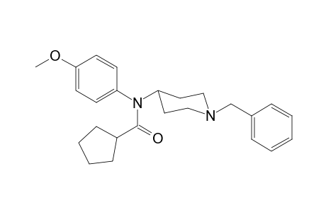 N-(1-Benzylpiperidin-4-yl)-N-(4-methoxyphenyl)cyclopentanecarboxamide